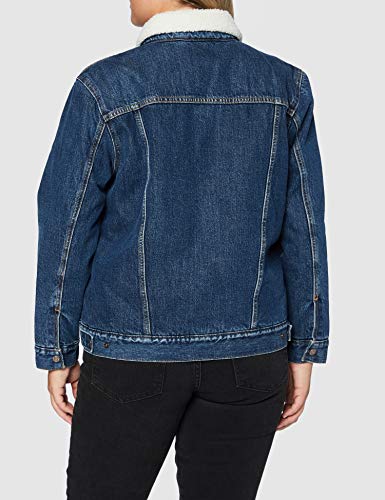 Levi's Pl Ex BF Sherpa Trucker Chaqueta, Rough and Tumble, 1 X para Mujer