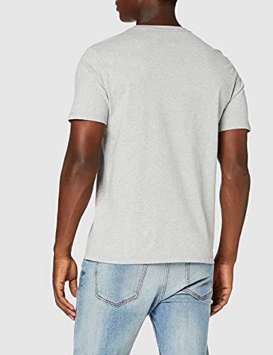 Levi's The Original tee Camiseta, Gris (Cotton + Patch Medium Grey Heather Emb 0015), Large para Hombre