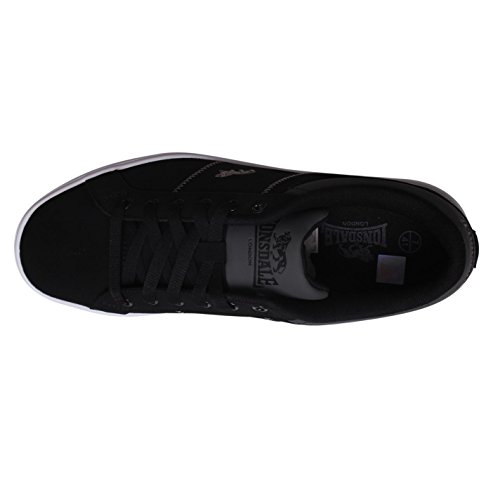 Lonsdale Latimer Zapatillas deportivas para hombre de piel de estilo casual, color Negro, talla 10 UK