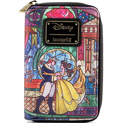 Loungefly Disney Princess Castle Series Belle - Cartera de piel sintética