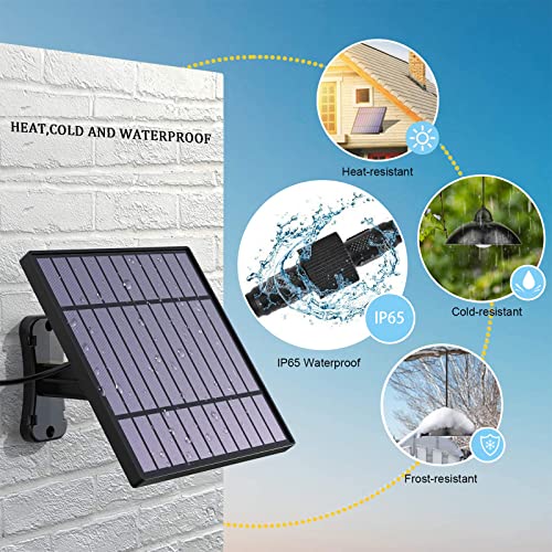 Luz Solar Exterior-[2 piezas] Dopwii lámpara colgante solar-IP65 impermeable-control remoto-cable de 5 m - panel solar ajustable 180 ° para jardín, casa, terraza (2 modos y 3 colores de luz)