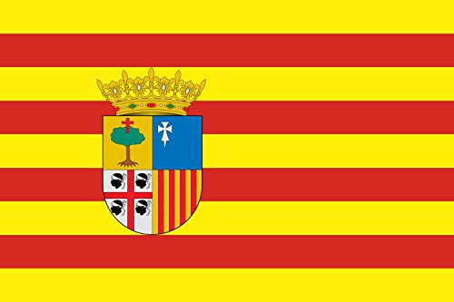magFlags Bandera Large Aragón | Aragón España | Bandera Paisaje | 1.35m² | 90x150cm