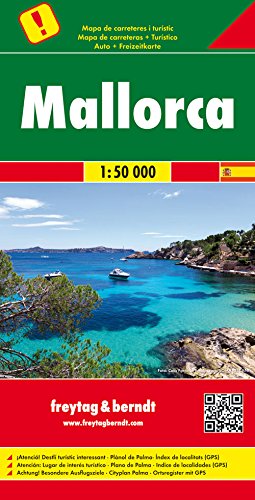 Mallorca, mapa de carreteras. Escala 1:50.000. Freytag & Berndt.: Wegenkaart 1:50 000: AK 0526 (Auto karte)