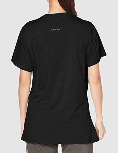 Mammut Camiseta para Mujer de Cuerda, Mujer, Camiseta, 1017-00980, Negro, Extra-Small
