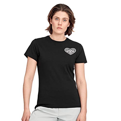 Mammut Camiseta para Mujer de Cuerda, Mujer, Camiseta, 1017-00980, Negro, Extra-Small