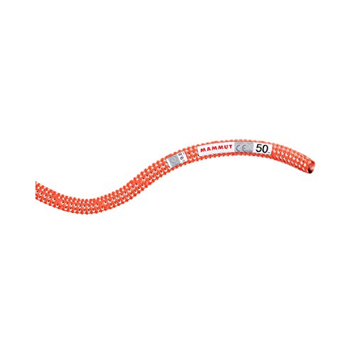 Mammut Cuerda Simple 9.8 Crag, Adultos Unisex, Classic Standard, Orange/White (Multicolor), 80 m