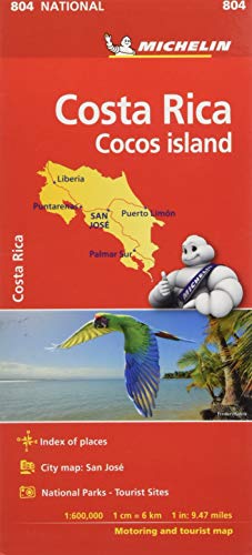 Mapa National Costa Rica (Mapas National Michelin)