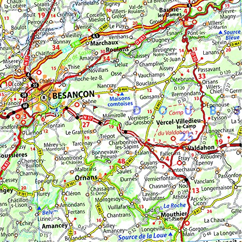 Mapa National France Northeast (Mapas National Michelin)