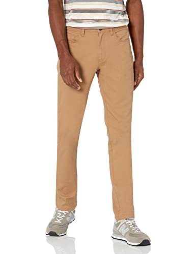 Marca Amazon - Goodthreads Slim-fit 5-Pocket Chino Pant Pantalones, (Khaki), ((Talla del fabricante: 31W x 32L)