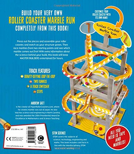Master Builder - Roller Coaster Marble Run: Construct Your Own Huge Marble Run - Out Of Paper!