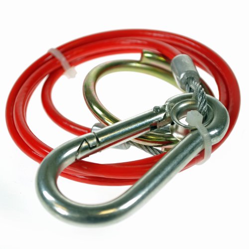 Maypole MP501 - Cable para Remolque (1 m x 3 mm, PVC), Color Rojo