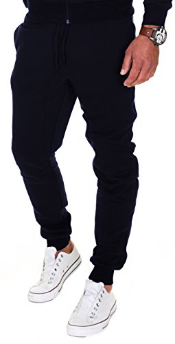 MERISH Pantalones Jogger Hombre Deportivos Joggers Modell 211 Azul Oscuro XL