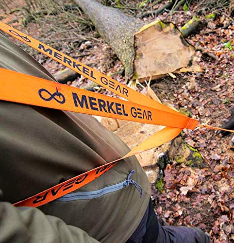 Merkel Gear - Correa para subidas de montaña (soporta hasta 400 kg, acero inoxidable)