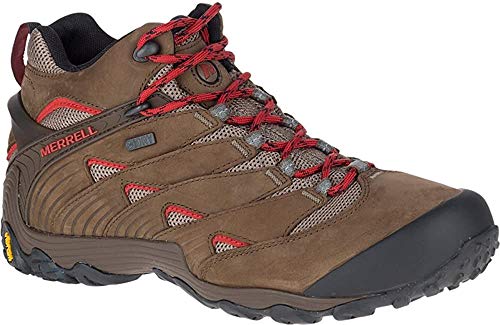 Merrell Chameleon 7 Mid - Zapatos de senderismo impermeables, Boulder, 43 EU