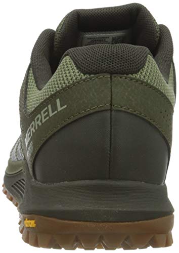 Merrell Nova 2 GTX, Zapatillas para Caminar Hombre, Verde (Lichen), 46 EU