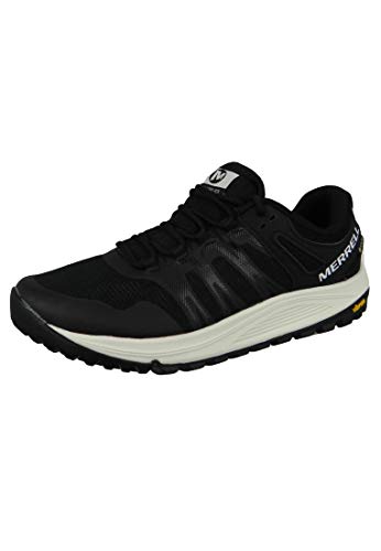Merrell Nova GTX, Zapatillas de Running para Asfalto para Hombre, Negro (Black/Lime), 43.5 EU