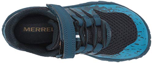 Merrell Trail Glove 5 A/C, Cross Trainer Niños, Azul (Tahoe), 33 EU