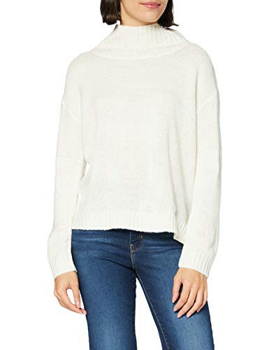 Mexx Turtle Neck Sweater suéter, Blanc De Blanc, XXL para Mujer