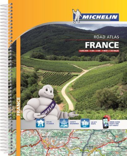 Michelin France Road Atlas (Michelin Road Atlas France) [Idioma Inglés] (Gli atlanti stradali)