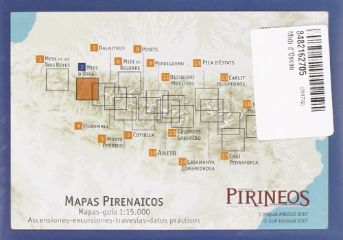 Midi d'Ossau: 3 (Mapas Pirineos)