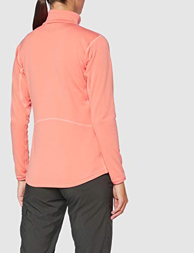 MILLET Seneca Tecno PO W Fleece Jacket, Womens, H Pop Coral, XL