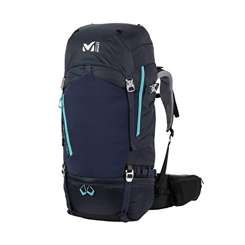 Millet - Ubic 50+10 W - Mochila para Mujer - Senderismo, Esquí de Travesía y Trekking - Volumen Extensible 50+10 L - Azul