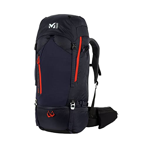 Millet - Ubic 60+10 - Mochila Unisex para Senderismo, Esquí de Fondo y Trekking - Volumen Extensible 60+10 L - Azul