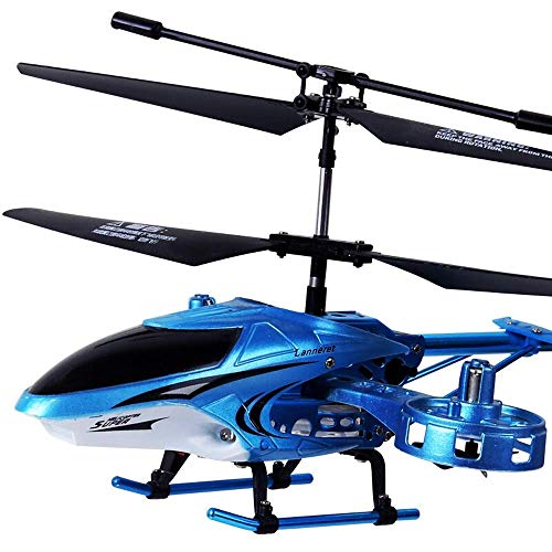 Mini helicóptero Resistencia al accidente incorporado Gyro Control remoto Helicóptero al aire libre / de interior 4.5 canales Hobby volando 2 cuchillas Reemplazar Incluye regalo de juguete plano para