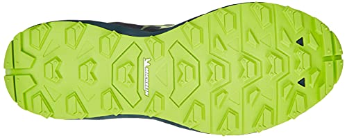 Mizuno Wave Daichi 6, Zapatillas de Trail Running Hombre, GreenGables/Limegreen/Obsidian, 44 EU