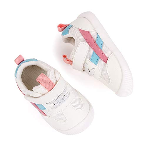 MK MATT KEELY Zapatillas para Bebé Primeros Pasos Zapatos Niño Niña Cuero PU Suela Suave Antideslizante 0-4 años