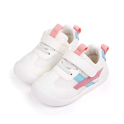 MK MATT KEELY Zapatillas para Bebé Primeros Pasos Zapatos Niño Niña Cuero PU Suela Suave Antideslizante 0-4 años