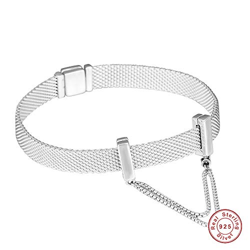 MOCCI 2018 - Cadena flotante de seguridad para pulseras Pandora, diseño de otoño, plata de ley 925, compatible con pulseras originales