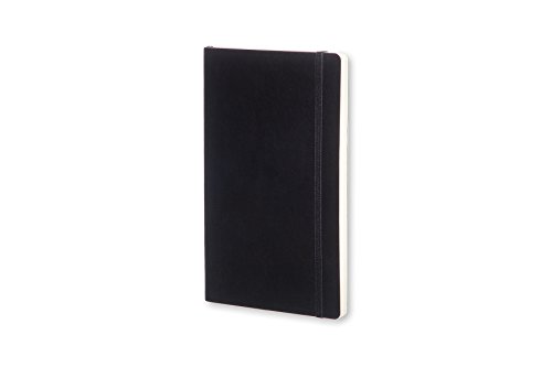 Moleskine Classic Notebook, Taccuino con Pagine Puntinate, Copertina Morbida e Chiusura ad Elastico, Formato Large 13 x 21 cm, Colore Nero, 192 Pagine