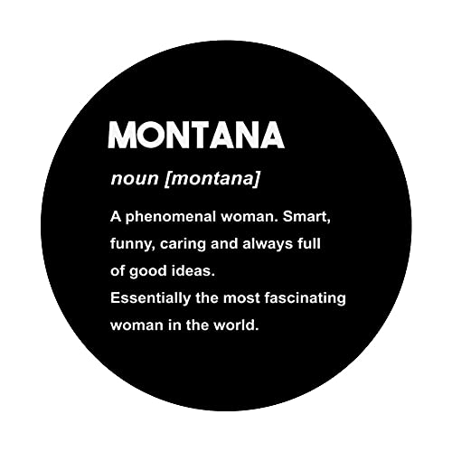 Montana Nombre PopSockets PopGrip Intercambiable