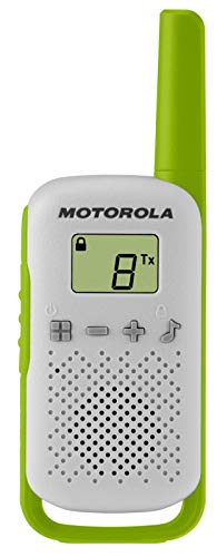 Motorola T42 Triple Talk About – Aparatos de Radio (Juego de 3, PMR446, 16 Canales, Alcance 4 Km) Multicolor