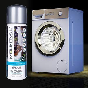 Mountval Wash & Care Limpiador para Ropa Técnica y Húmeda y para Equipamiento con Membranas Climáticas incluido GORE-TEX.