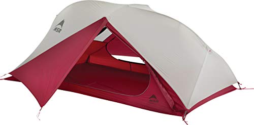 Msr FreeLite Ultralight Breathable Backpacking Tent Tienda de campaña Ultraligera y Transpirable, Unisex, Rojo/Blanco, 2 Person