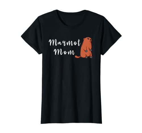 Mujer Marmot mamá Woodchuck roedor animal madre marmota Camiseta