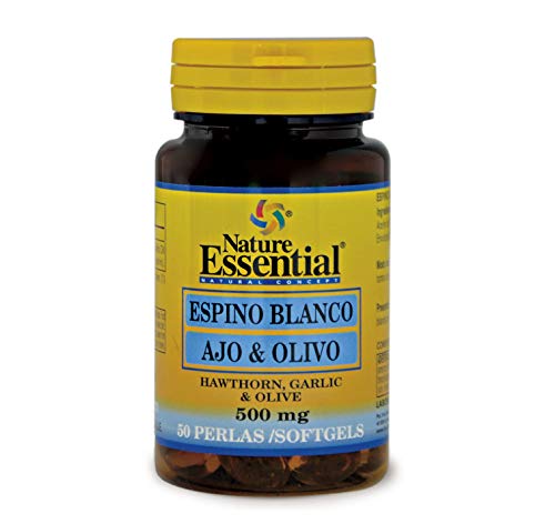 Nature Essential Espino Blanco Ajo y Olivo - 50 Cápsulas