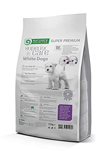 NATURES PROTE WHITE DOG PUPPY GRAIN FREE SALMON 1,5KG