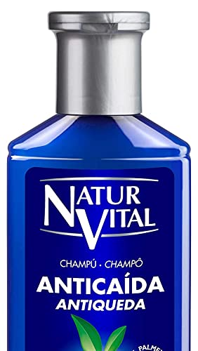 NaturVital Naturaleza y Vida Shampoo Anticaida Cabellos Grasos, Azul, 300 Mililitros