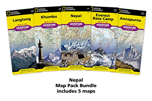 Nepal, Map Pack Bundle (National Geographic Adventure Map) [Idioma Inglés]: Travel Maps International Adventure/Destination Map