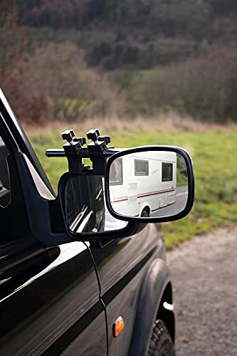 Netagon Pro View - Espejos de remolque para caravanas y remolques (tipo vidrio convexo, 2 unidades)