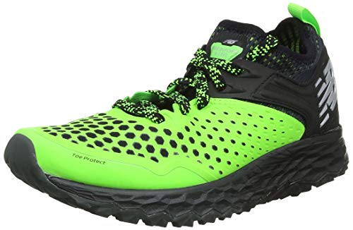 New Balance Fresh Foam Hierro v4, Zapatillas de Running para Asfalto Hombre, Verde (RGB Green/Black R4), 47 EU