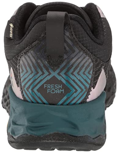 New Balance Fresh Foam Hierro V6 Trail Running - Tenis para hombre, Negro/Verde azulado montaña., 40 EU
