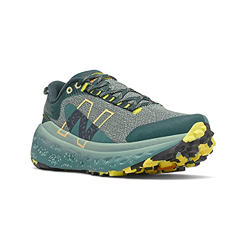 New Balance Zapatillas de running para mujer More V2 Trail, Mar profundo/Amarillo azufre, 38 EU