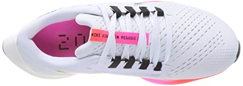 Nike Air Zoom Pegasus 38 T, Zapatillas para Correr Mujer, White/Black-Football Grey-Pink, 37.5 EU