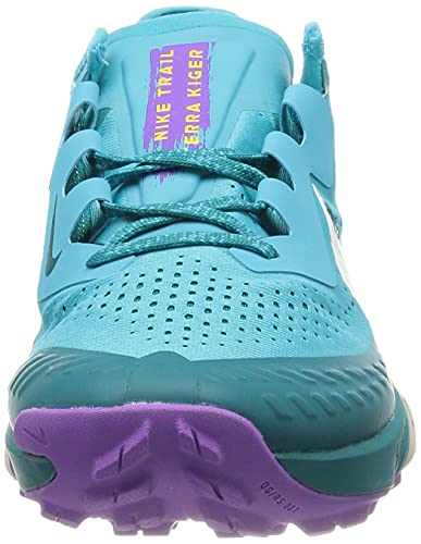 Nike Air Zoom Terra Kiger 7, Zapatillas para Correr Hombre, Turquoise Blue White Mystic Teal Univ Gold Wild Berry, 45 EU