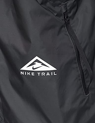 NIKE CZ9054 M NK SF Trail Windrunner JKT Jacket Mens Black/dk Smoke Grey/White/White L