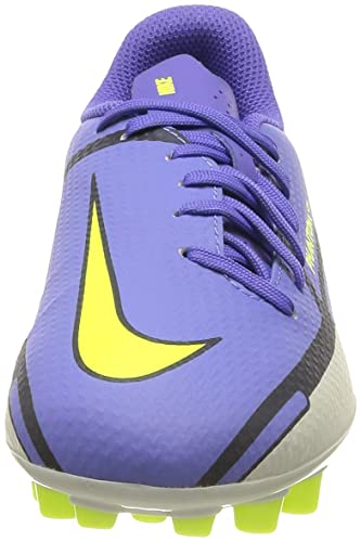 Nike Jr. Phantom Gt2 Academy AG, Botas de fútbol, Sapphire Volt Grey Fog Blue Void, 33.5 EU
